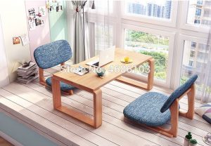 Japanese Tatami Style Beechwood Seats & Table – Please add them separately to cart