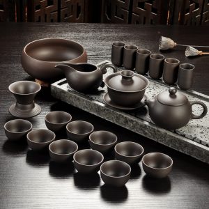 Yixing Purple Sand Tea Set  – Multiple Colour Available