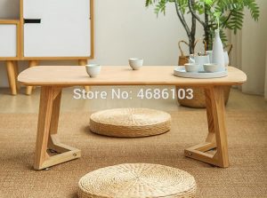 Traditional Coffee Table – 2 Complementary Seat Mats – Available In 2 Colors & 3 Sizes