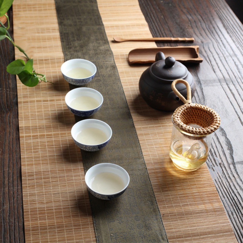 Japan Teaism Decorative Tea Strainers Bamboo Rattan Gourd Shaped Tea Leaves Funnel for Tea Table Decor Tea Ceremony Accessories