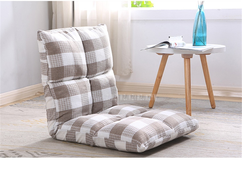 Single Living Room Sofa Eight Grids Lazy Tatami Lounge Sofa Japanese Style Folding Floor Chair Home Furniture Corner Sofa Bed