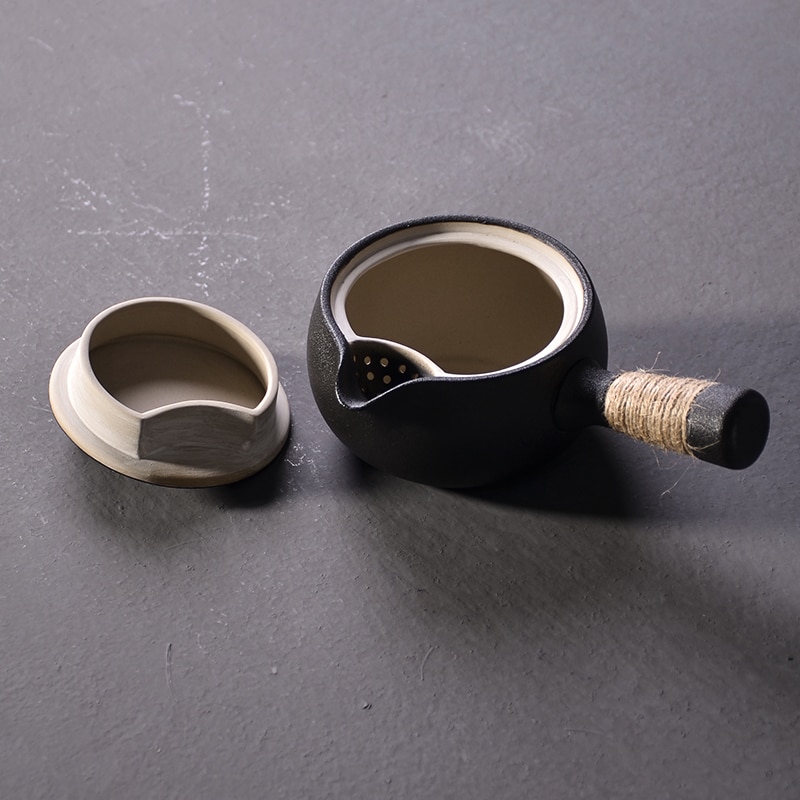 TANGPIN japanese black crockery ceramic teapots tea kettle chinese kung fu tea pot drinkware 500ml