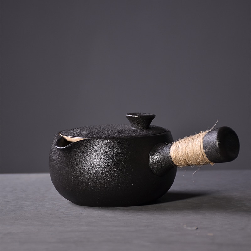 TANGPIN japanese black crockery ceramic teapots tea kettle chinese kung fu tea pot drinkware 500ml