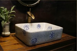 Luxury Bathroom Ceramic Washbasin (Tap not included)