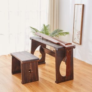 Wooden Guqin Table With Foldable Legs