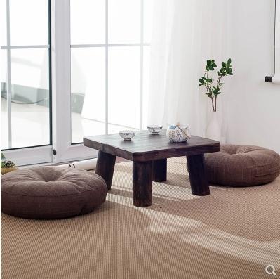 Japanese solid wood tatami coffee table tea table rectangle table basse side tables furniture mesa minimalist 40*40*22cm hot new