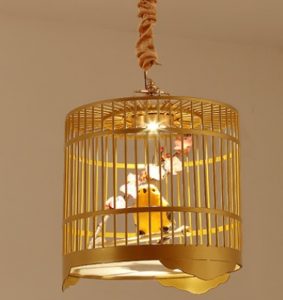 Birdcage Style Ceiling Lamp