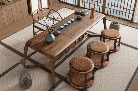 Modern Chinese Tea Table 52 Off, Asian Tea Table With Stools