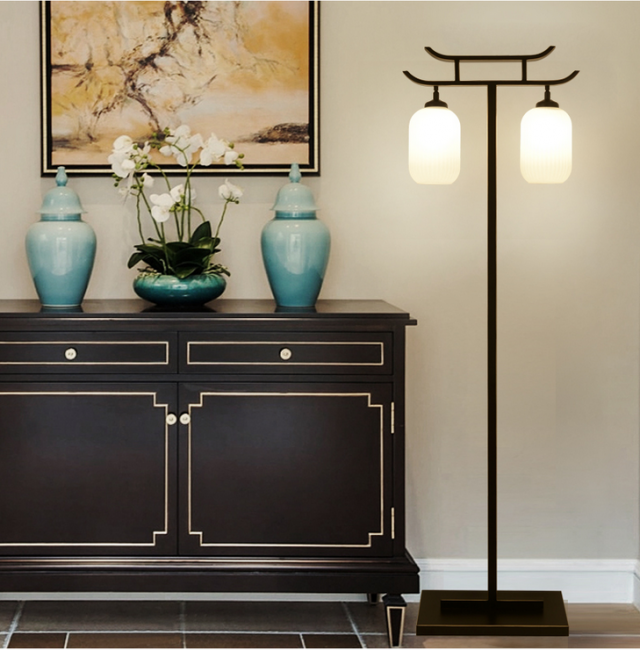 Japanese Style RetroDecorated Floor Lamp Viola Shopping