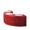 42cm 3 seater Red