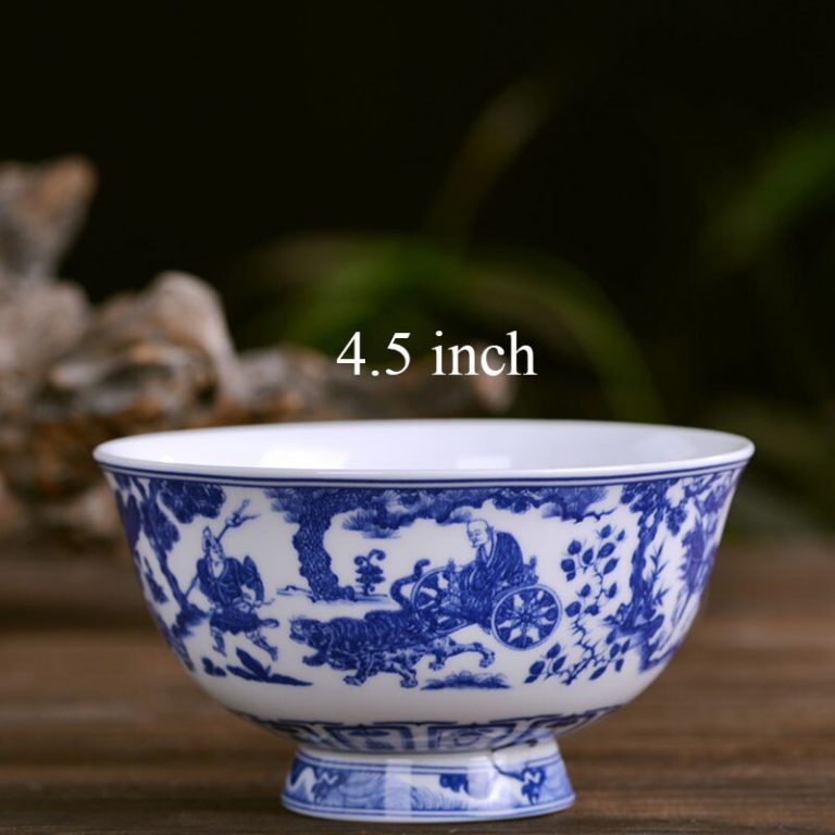 4.5 inch Jingdezhen Ceramic Small Rice Bowl Chinese Bone china Viola
