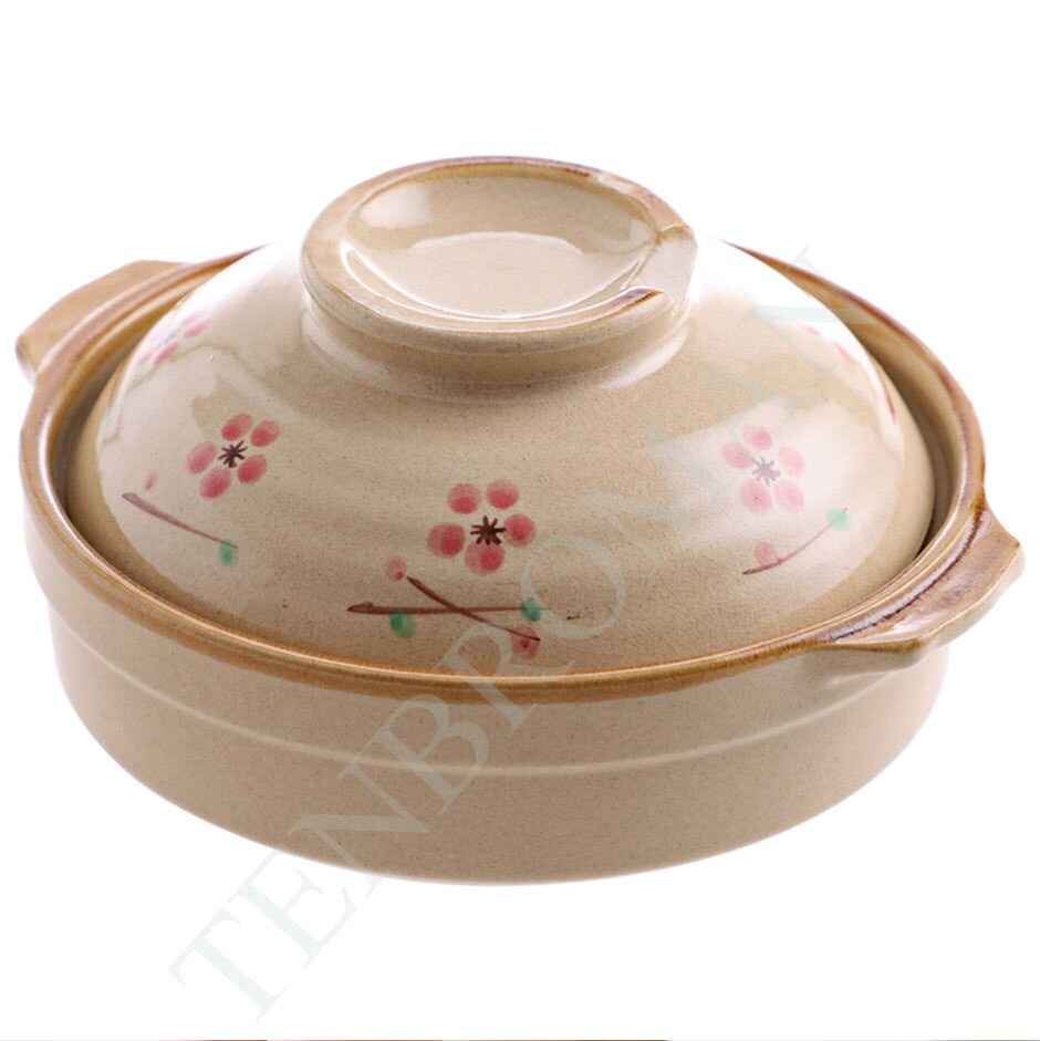 Soup Pot Crock Pot Casserole Ceramic Saucepan Soup Pot High Temperature Resistant Cooking Pan for Gas Stove cooker mx10121210