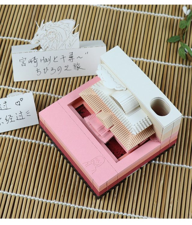 Stunning Japanese Note Pad Sculpture Various Designs Available
